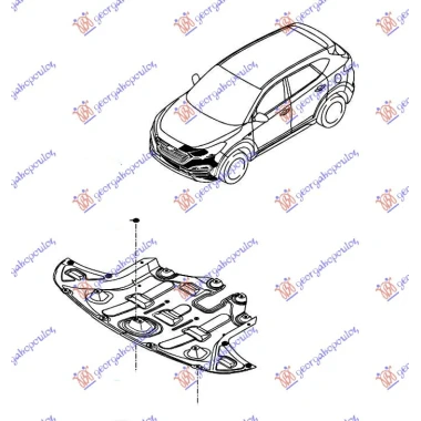 ZASTITA MOTORA PLASTICNA DIZEL