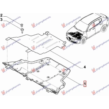 ZASTITA MOTORA PLASTICNA (ORIGINALNI)