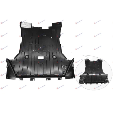 ZASTITA MOTORA ZADNJA PLASTICNA (28iX/35iX) (SA ALUMINIJUMOM)