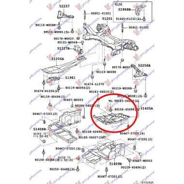 ZASTITA MOTORA ZADNJI DEO