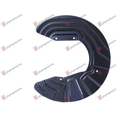 ZASTITA PREDNJEG KOCIONOG DISKA (PRECNIK ZASTITE 370/150mm) (PRECNIK DISKA 328mm) ALUMINIJUM