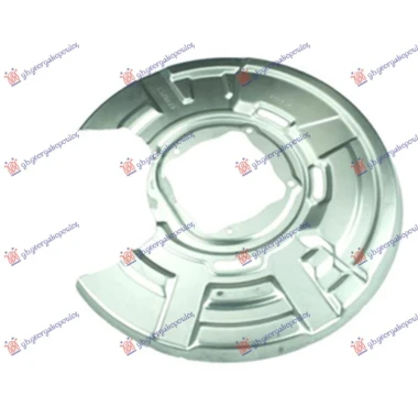 ZASTITA ZADNJEG KOCIONOG DISKA (PRECNIK ZASTITE 370/105mm) (PRECNIK DISKA 320mm) ALUMINIJUM