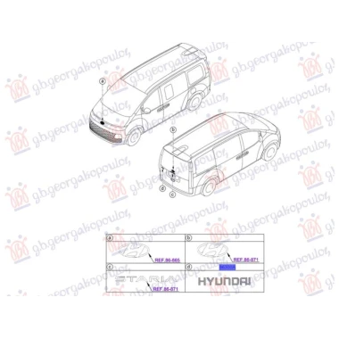 ZNAK ZADNJI (SLOVA HYUNDAI) (ORIGINALNI)